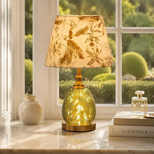 Rynok Vintage Patterned Fabric Table Light