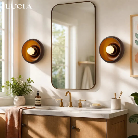 Alastor Retro Round Bowl Shade Wall Sconce