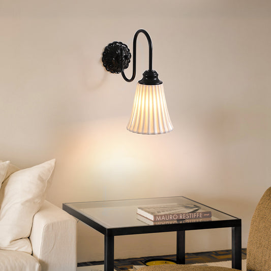 Fischer French Vintage Cone Ceramic Sconce