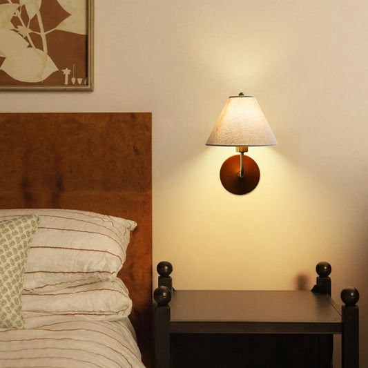 Guinevere Vintage Linen Wall Sconce