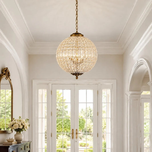 Jorick Luxury Globe Crystal Chandelier