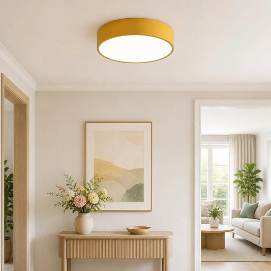 Osvik Modern Minimalist LED Metal Round Ceiling Light