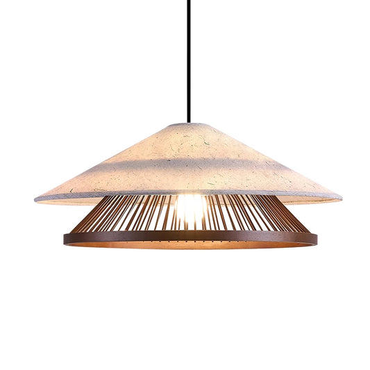 Rowena Wabi-Sabi Bamboo Pendant Light