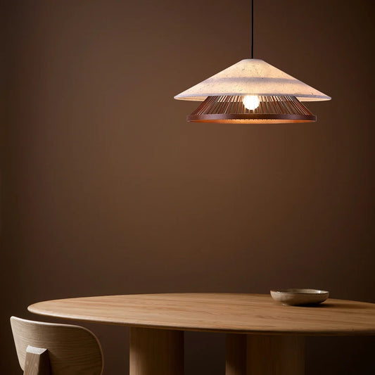 Rowena Wabi-Sabi Bamboo Pendant Light