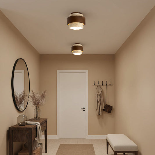 Yana Wabi-Sabi Travertine Retro Ceiling Light
