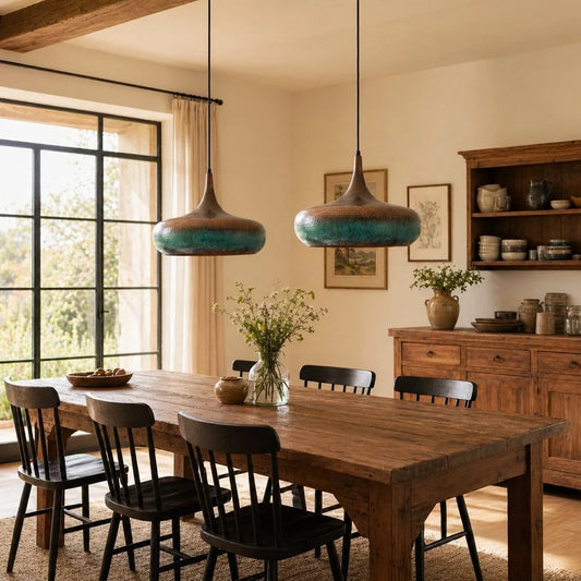 Alviro Vintage Hammered Copper Dome Pendant Light (28).webp__PID:fe674b7c-03de-4402-864c-10085a043d73