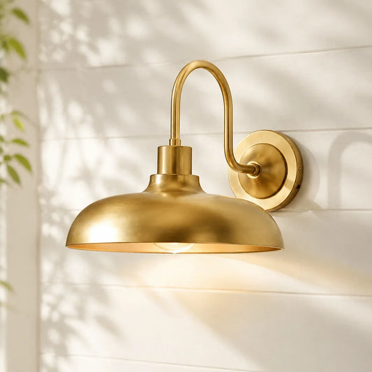 Antaeus Industrial Dome Outdoor Wall Sconce