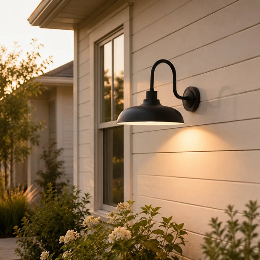 Antaeus Industrial Dome Outdoor Wall Sconce