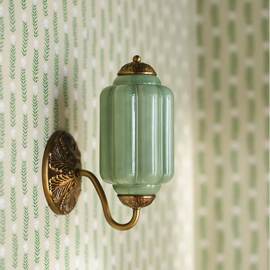 Calidora Vintage Milk Glass Eloise Wall Light