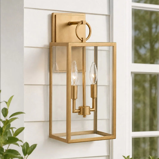 Ethan Modern Iron Glass Wall Sconce