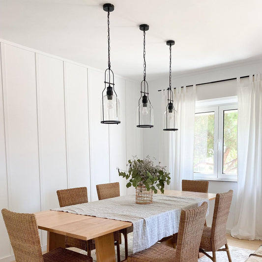 Hecate Industrial Jar Glass Pendant Light