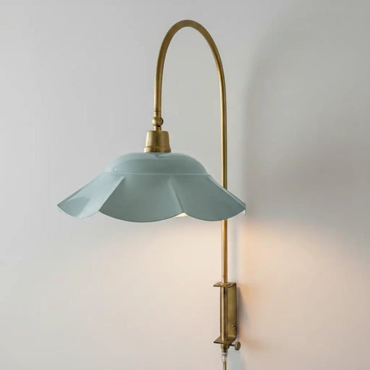 Kaelo Vintage Enamel Flower Adjustable Wall Light