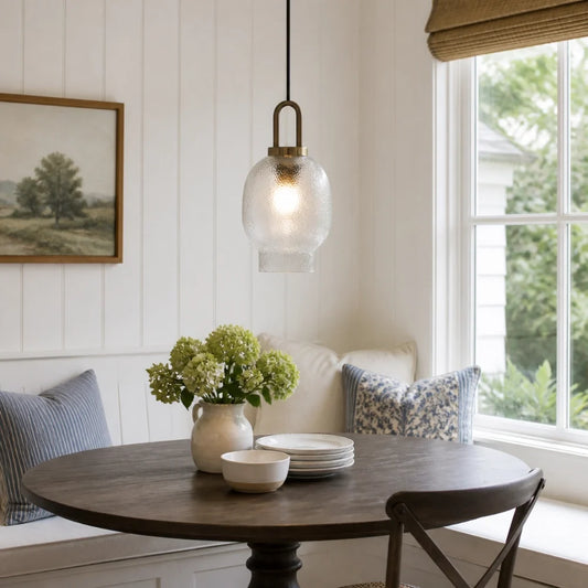 Lena Retro Clear Glass Pendant Light