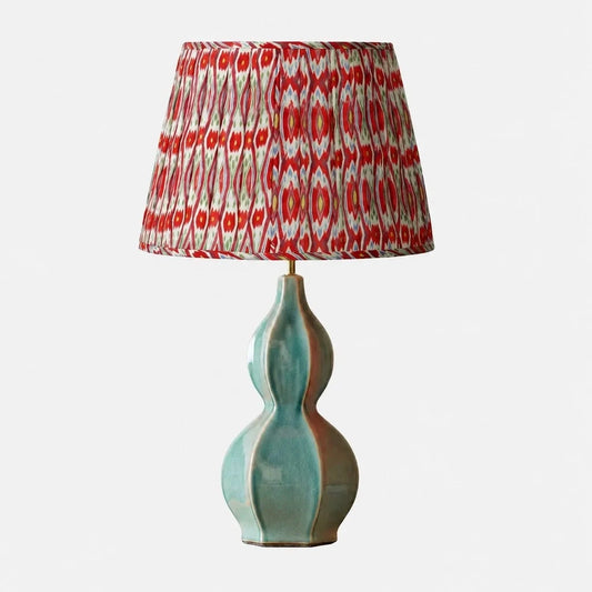 Lolia Vintage Ceramic Gourd Base Table Lamp