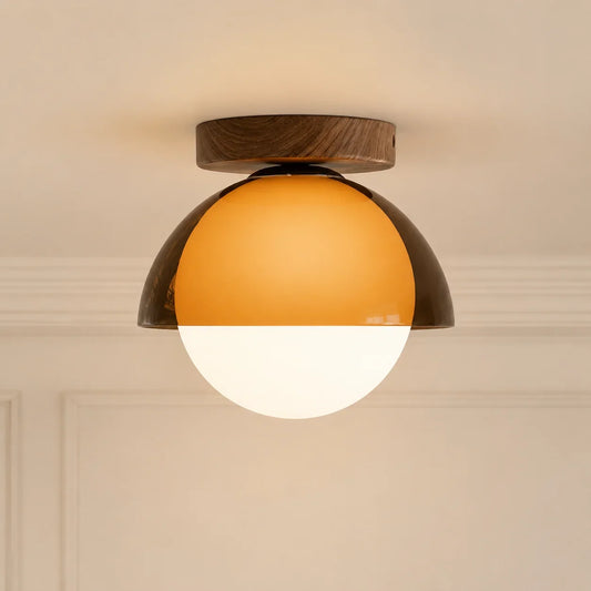 Lucy Vintage Acrylic Flush Mount Ceiling Light