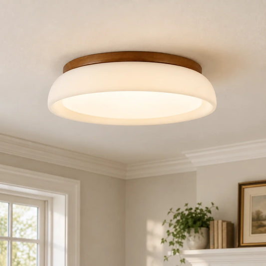 Modern Scandinavian Frosted Glass Ceiling Light
