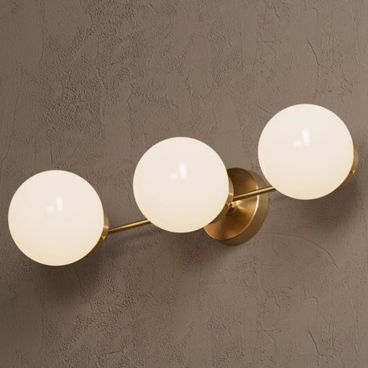 Nina Modern Colorful Globe Glass Wall Sconce