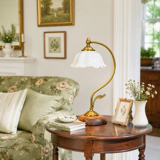 Orinoco Vintage Country Flower Ceramic Table Lamp