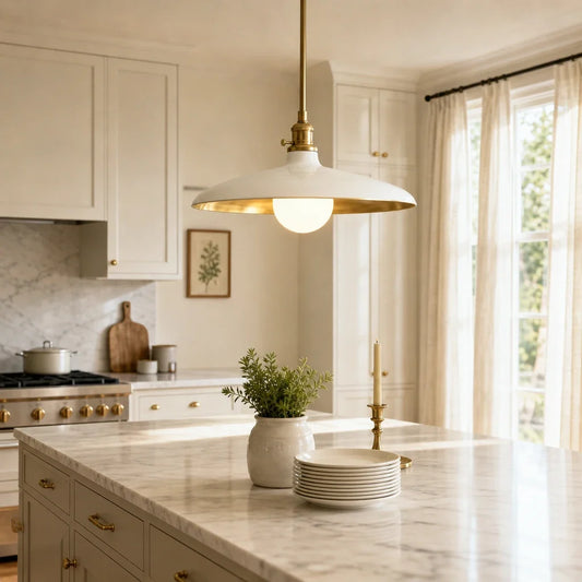 Ansel Farmhouse Metal Pole Pendant Light
