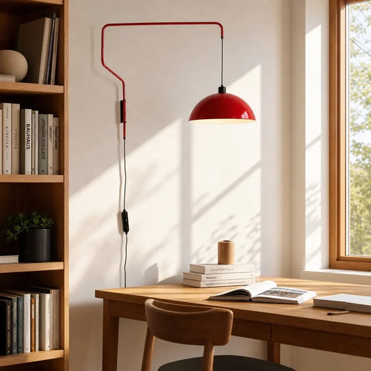 Thea Modern Hemisphere Folding Retractable Wall Light