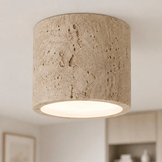 Tallulah Modern Wabi-Sabi Cylinder Ceiling Light