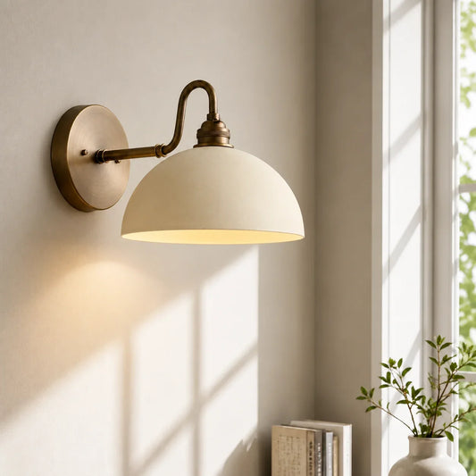 Yago Modern Metal Bowl Wall Sconce